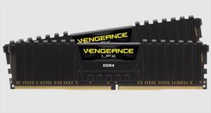 RAM DDR4 16GB (2x8GB) 3200MHz CORSAIR Vengeance CL16, Black ,CMK16GX4M2E3200C16