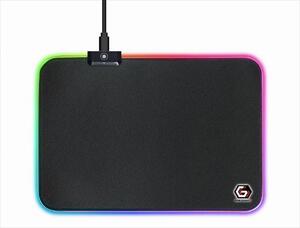 MOUSEPAD GEMBIRD with LED light effect, Black M 250x350x4mm, MP-GAMELED-M