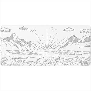 MOUSEPAD Dark Project Nostra White XL, 900 x 400 x 4, White