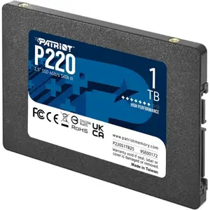 Patriot SSD 2.5 SATA3 1TB P220 550MBs/500MBs P220S1TB25