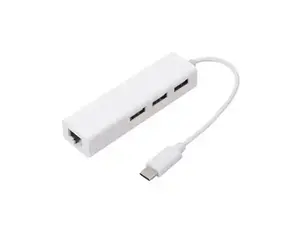 Linkom USB adapter-koverter TIP C - 3xUSB 3.0+RJ45