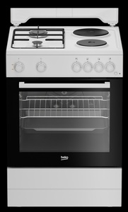 Beko FBS 64010 WD шпорет, 73L, A, Steamshine