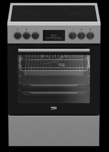 Bеко FBM 67320 XS шпорет, 72L, A, 4 стаклокерамички зони