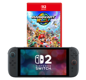 NINTENDO SWITCH 2 Blue/Red Joycon + Bundle Mario Kart World гејминг конзола