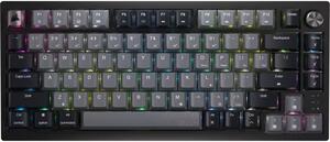 KEYBOARD WIRELESS MECHANICAL CORSAIR K65 PLUS  RGB LED 75%  NLX RED (Wired+2.4GHz+Bluetooth), Black, CH-91D401L-NA