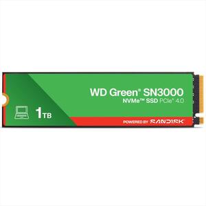 SSD M.2 1TB WD Green SN3000 NVMe Gen4 5000MB/s WDS100T4G0E
