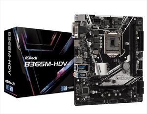 MB 1151 B365M-HDV ASROCK 2xDDR4 2666Mhz, VGA, DVI-D, HDMI, 1xPCIex16, 1xPCIex1, 1xM.2, 6xSATAIII, 6xUSB3.1, 2xUSB 2.0, 7.1 CH HD Audio 90-MXB9R0-A0UAYZ