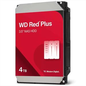 HDD 3,5" 4TB WD RED PLUS NAS 5400RPM 128MB 24x7 SATAIII WD40EFZZ