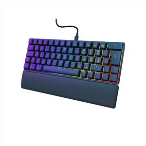 KEYBOARD MECHANICAL MINI HAMA RAGE EXODUS 760 RGB LED 60% w/palm rest OUTEMU Red switch , Black, 217828