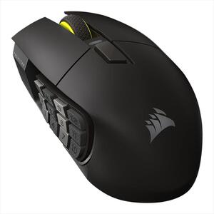MOUSE WIRELESS CORSAIR Scimitar Elite SE RGB Gaming MOBA/MMO (16 buttons), 2.4Ghz & BT, Black, CH-9314014-WW