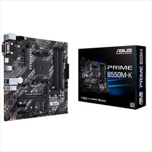 MB AM4 B550M-K PRIME ASUS 4xDDR4 4600Mhz(O.C), 2xPCIex16,2xPCIex1, DVI-D, VGA ,HDMI, 4xSATAIII,2xM.2,4xUSB 3.1 Gen1,2xUSB 3.1 Gen2