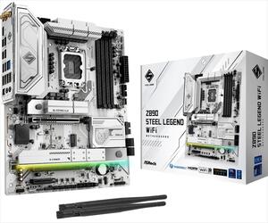 MB 1851 Z890 STEEL LEGEND WIFI ASROCK, 4xDDR5 9466MHz, PCIex16 5.0, 2xPCIex4 4.0, 4xM.2 , 4xSATAIII, HDMI, 2xThunderbolt 4, 2.5G LAN, Wi-Fi 7, BT 5.4, 90-MXBPF0-A0UAYZ