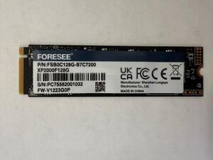 SSD M.2 128GB FORESEE XP2000 NVMe , 2.400/760MB/, FSB0C128G-B7C7200 BULK