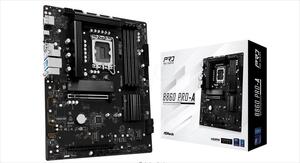 MB 1851 B860 PRO-A ASROCK, 4xDDR5 8666MHz(OC), PCIex16 5.0, PCIex4 4.0, 3xM.2, 4xSATAIII, HDMI, DP, 2.5G LAN, 90-MXBRN0-A0UAYZ