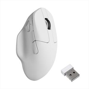 MOUSE WIRELESS USB KEYCHRON M7 WHITE, w/bluetooth, 30000 DPI, 8K Poling rate, M7-A24