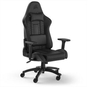 GAMING CHAIR CORSAIR TC100 RELAXED LEATHERETTE, 120KG MAX, Black, CF-9010050-WW