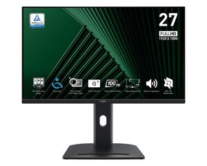 MSI PRO MP275PG 27, 16:9, Panel IPS, 1920x1080p, 4ms Монитор