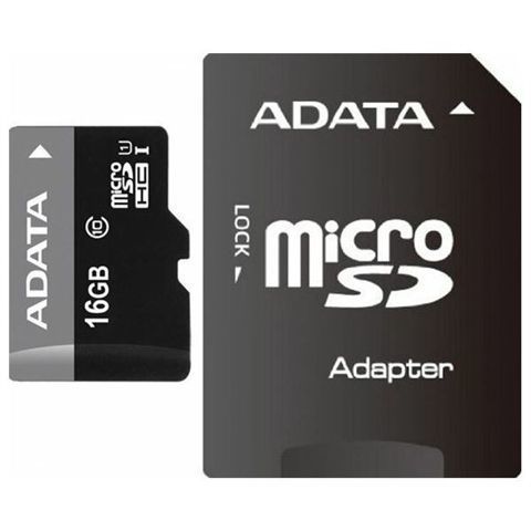 Memorijska kartica ADATA Premier, microSDHC, 16GB, R50/W10 MB/s, U1 (AUSDH16GUICL10)