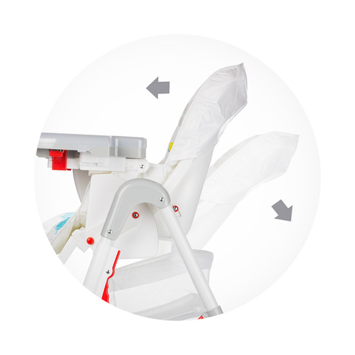 Chipolino High chair Can Can Хранилка, кремава