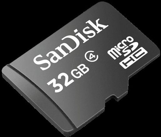 SANDISK MicroSD Standard 32GB меморија
