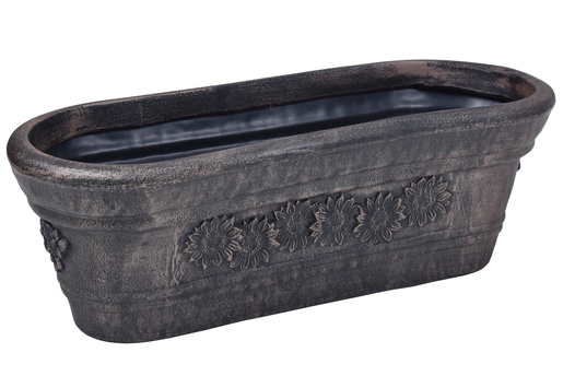 ROTO Планика овална саксија 75x29x36cm