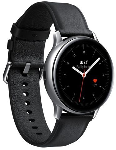 Samsung Galaxy Watch Active 2 40MM R830 SILVER BLACK, кожен смарт часовник