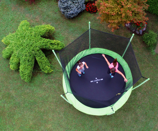 LEGONI 305cm FUN трамполина зелена со заштитна мрежа