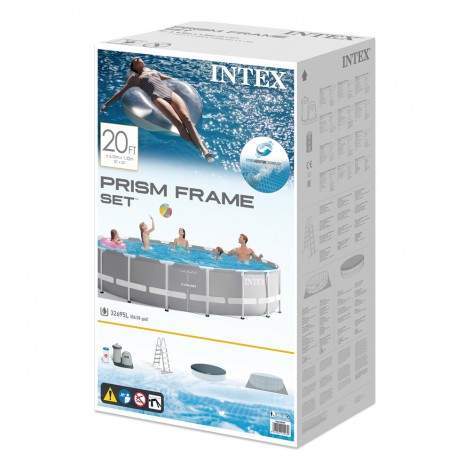 Intex 26756 Prism Frame 610х132cm монтажен базен