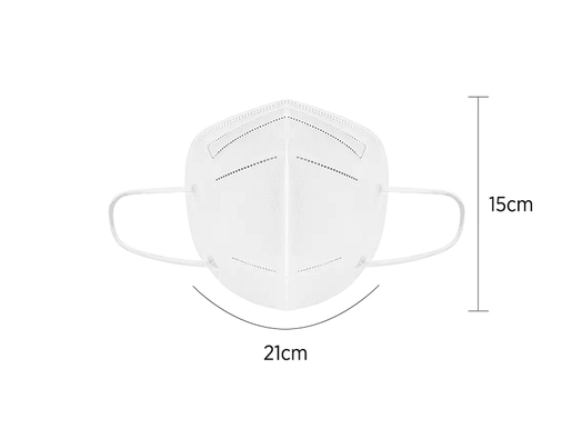 KN95 заштитна маска 4-слојна 21x15cm PRO SAFE PLUS