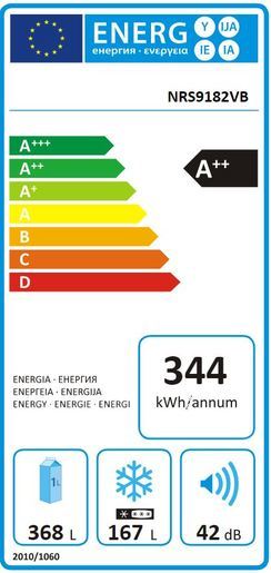 Gorenje NRS9182VB Фрижидер Side by side