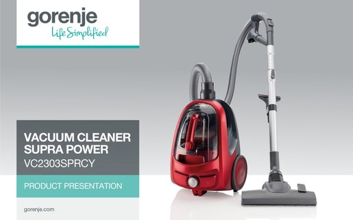 Gorenje Правосмукалка VC2303SPRCY