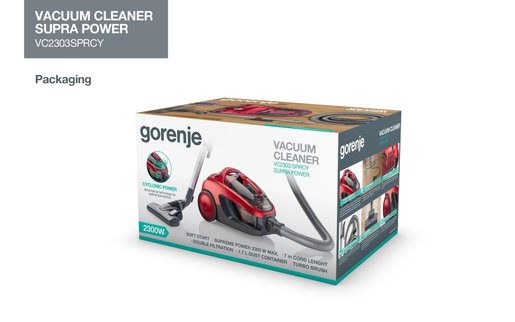 Gorenje Правосмукалка VC2303SPRCY