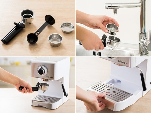 Delimano Espresso Coffee Machine Deluxe Апарат за кафе