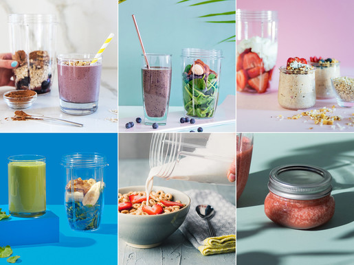 Delimano Nutribullet 5-делен сет со црна боја