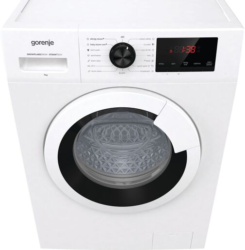 Gorenje WHP74ES A+++, 7kg, 1.400rpm, програма со пареа, машина за перење