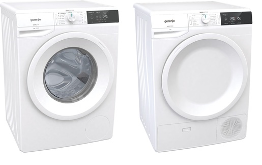 Gorenje сет: Машина за перење WЕ723 + Машина за сушење DЕ7B