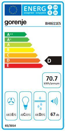 Gorenje aspirator BHI611ES