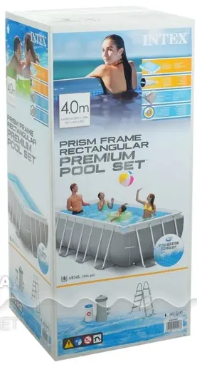 INTEX 26790 Prism Frame 400x200x122 cm co филтер пумпа и скали
