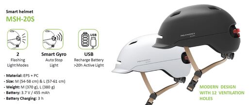 MS ENERGY helmet MSH-20S smart кацига