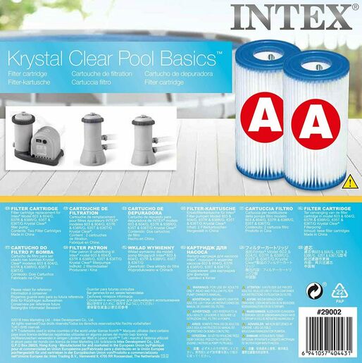 INTEX 29002 филтер ТИП А x 2 парчиња