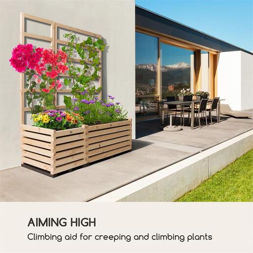 BLUMFELDT BLUMFELDT Modu Grow 100 UP дрвена мрежа за растенија, Жолта боја