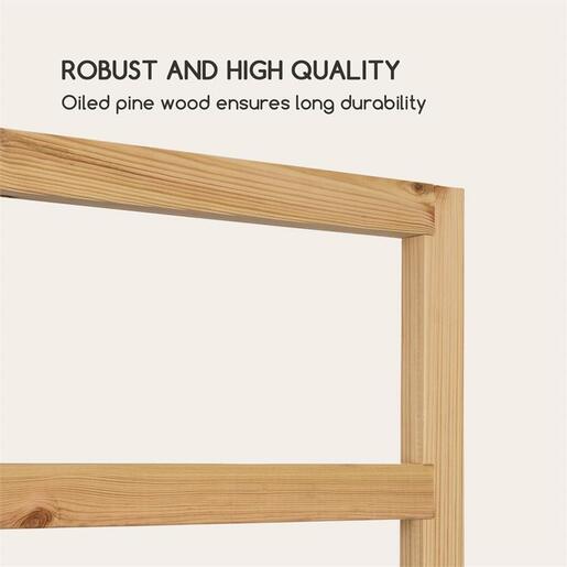 BLUMFELDT BLUMFELDT Modu Grow 100 UP дрвена мрежа за растенија, Жолта боја