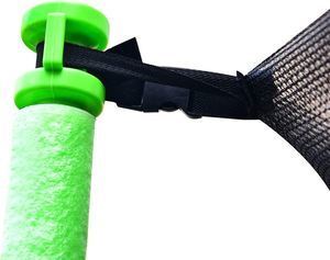 LEGONI 425cm FUN трамполина зелена со заштитна мрежа