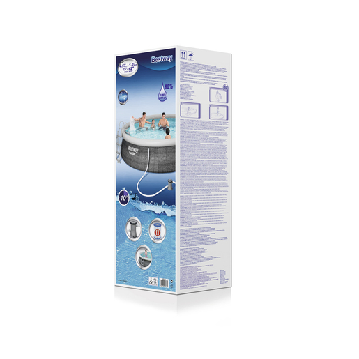 BESTWAY 57372 457x107cm базен на надувување со филтер пумпа