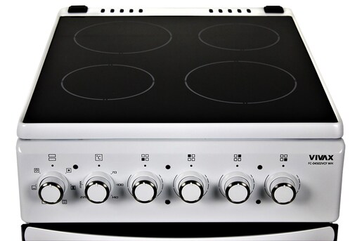 VIVAX HOME Електричен шпорет FC-04502VCF WH