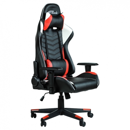 Bytezone Winner gaming стол, LED светла, далечинкси управувач црна/црвена