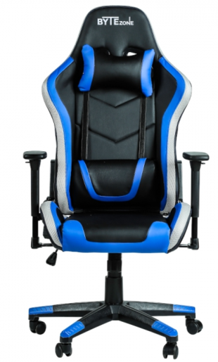 Bytezone Thunder gaming стол, LED светла, далечинкси управувач црна/сина