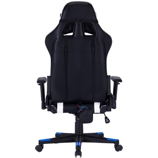 Bytezone Winner gaming стол, LED светла, далечинкси управувач црна/сина