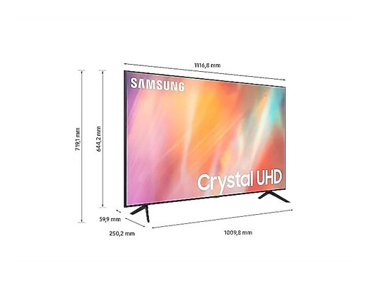SAMSUNG LED UE65AU7172 UXXH 4K UHD Smart TV, 65" (165cm), 2000Hz, HDR 10+, WiFi телевизор