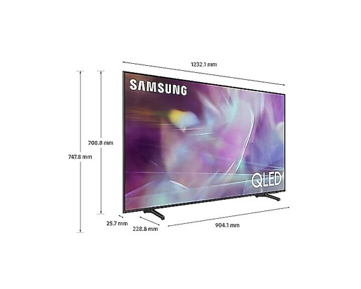 SAMSUNG QLED QE65Q60A AUXXH UHD Smart TV,65" (165cm),  3100Hz, Quantum HDR, Wifi телевизор